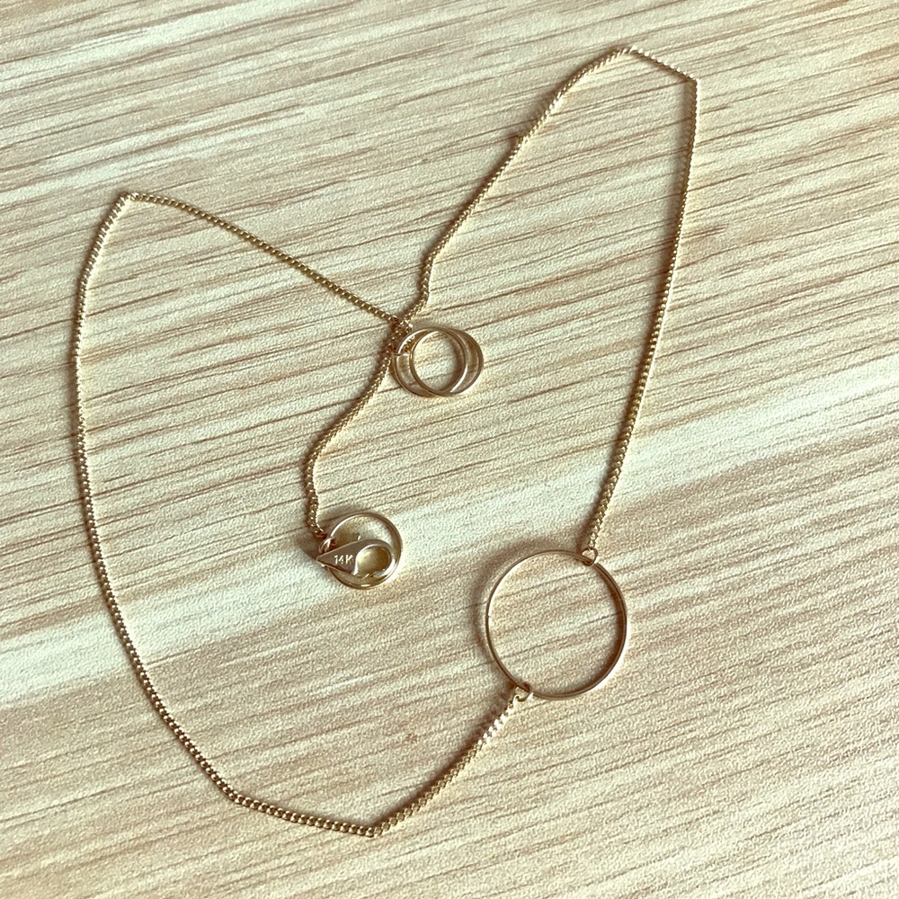 14K gold necklace